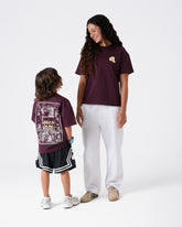 Burgundy Urban Machine Tee