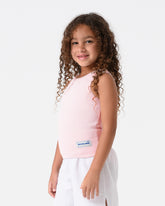 Rose Ribbed Crop Top