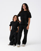 Black Jacquard Vibe Set