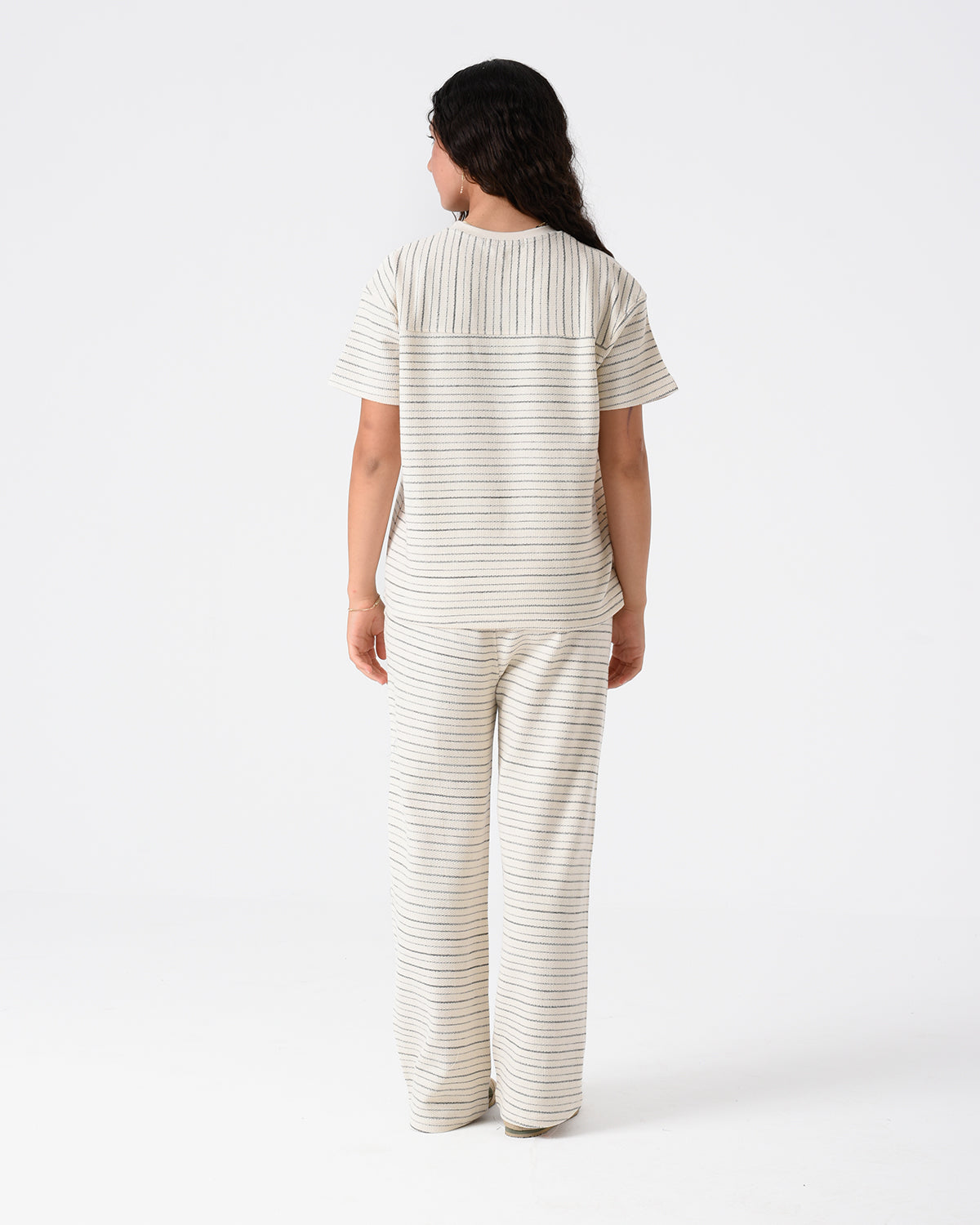 Off White Jacquard Vibe Set