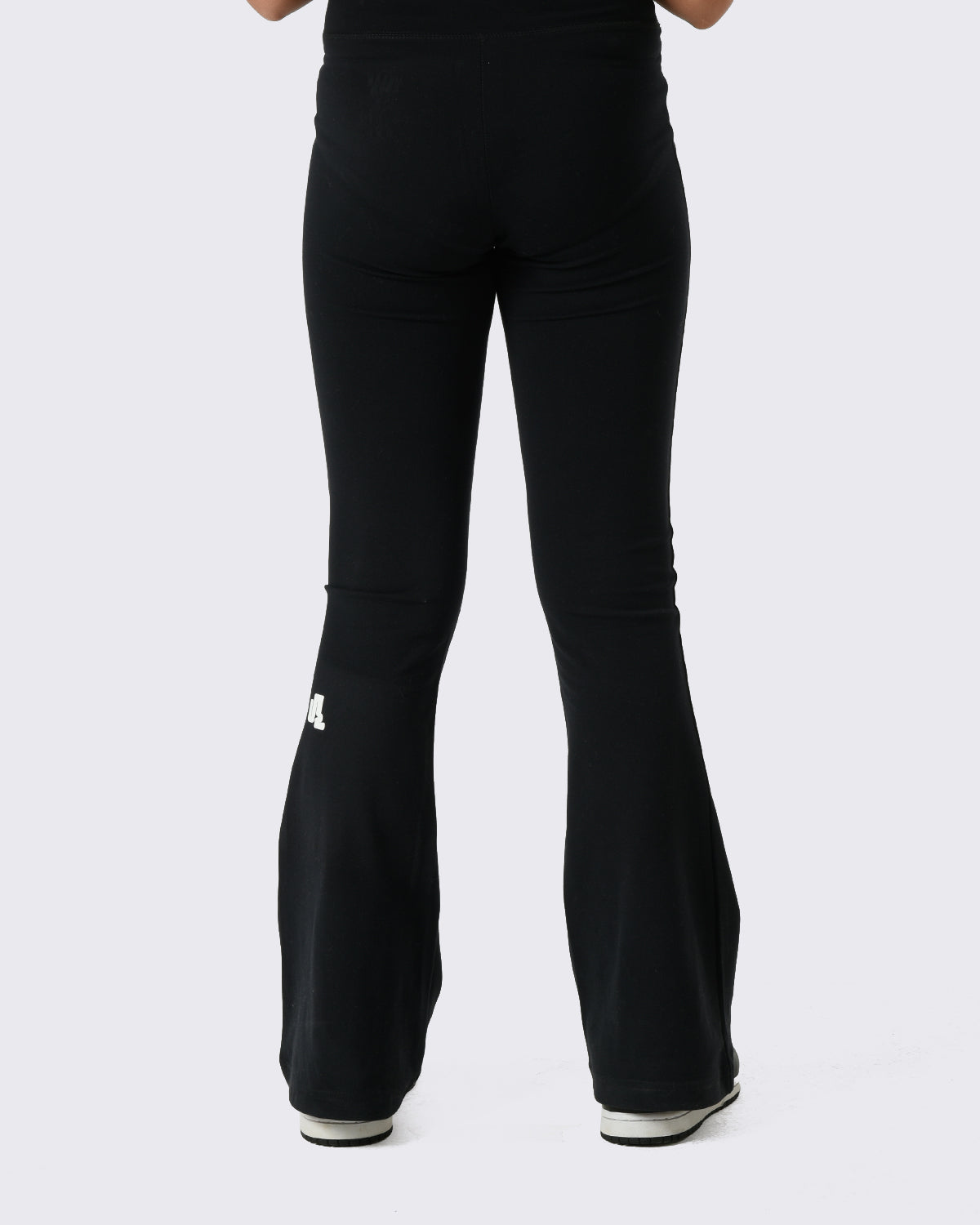 Black Crossover Flared Legging