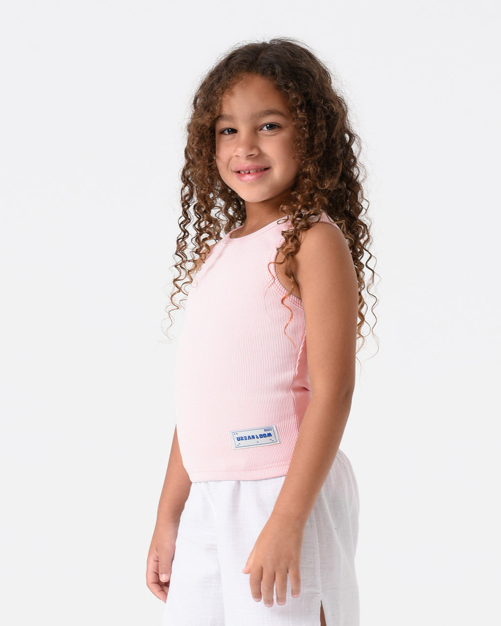 Rose Ribbed Crop Top