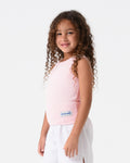 Rose Ribbed Crop Top