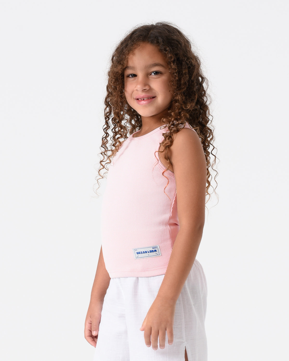 Rose Ribbed Crop Top