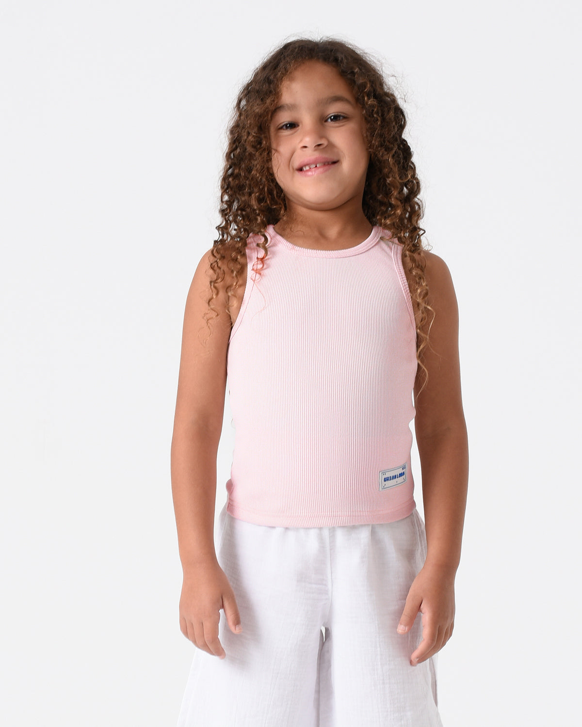 Rose Ribbed Crop Top