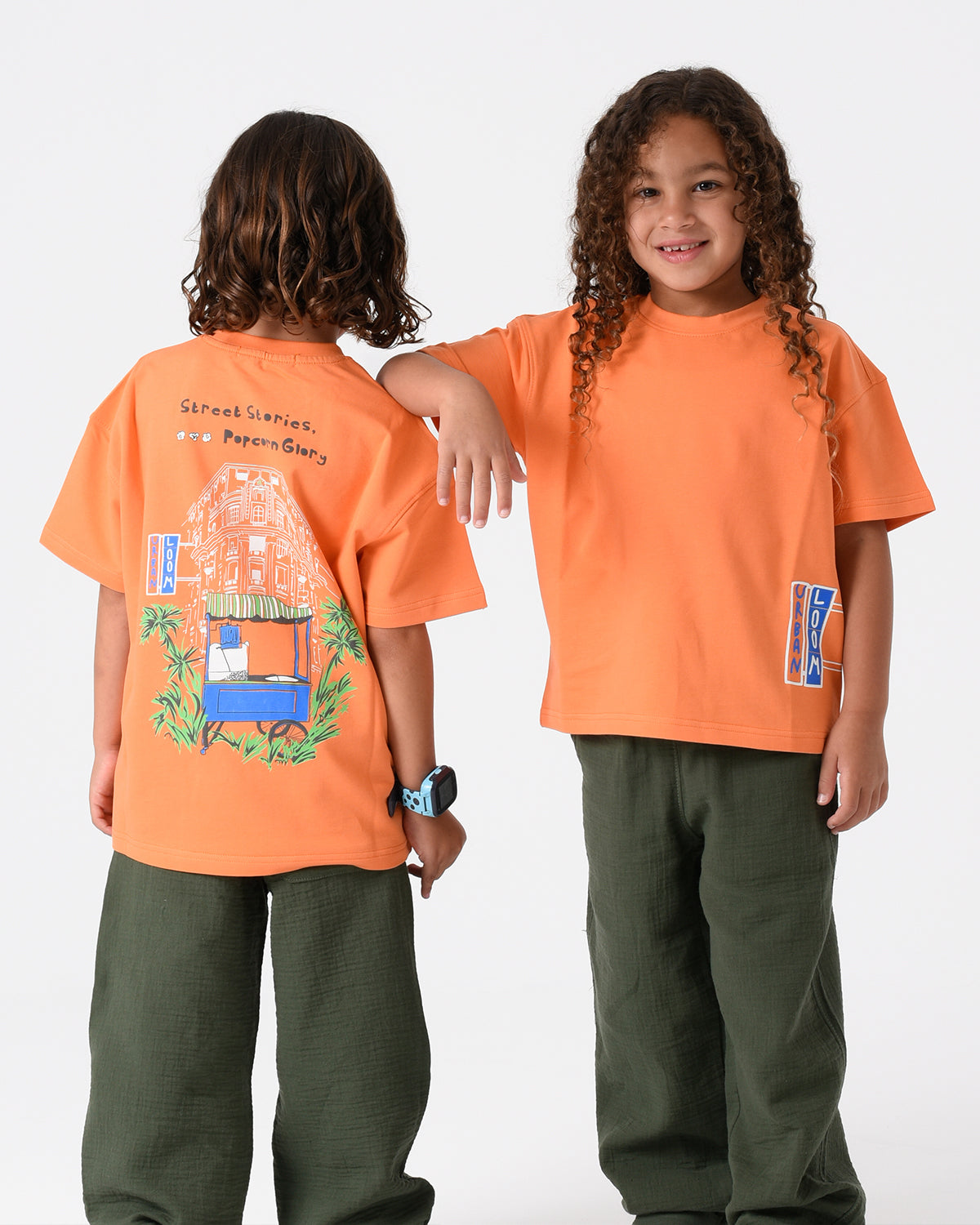 Orange Popcorn Glory Tee