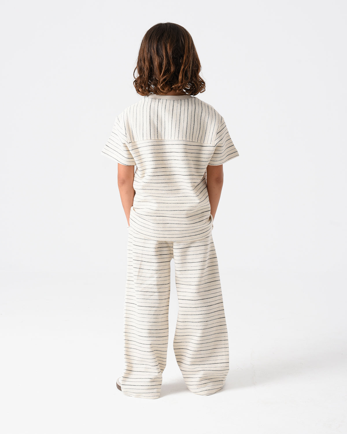 Off White Jacquard Vibe Set