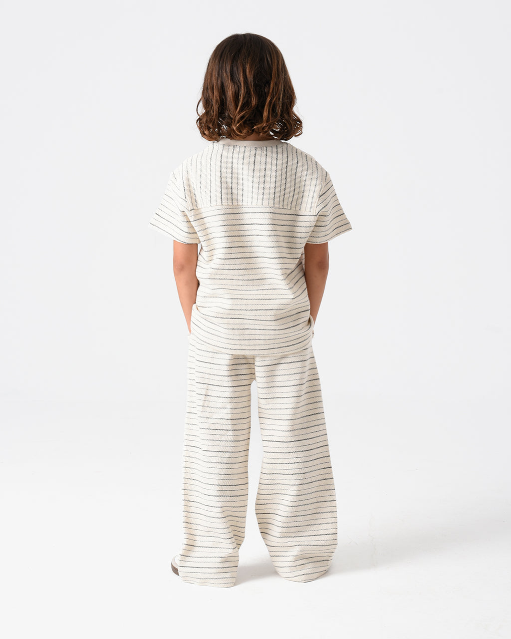 Off White Jacquard Vibe Set