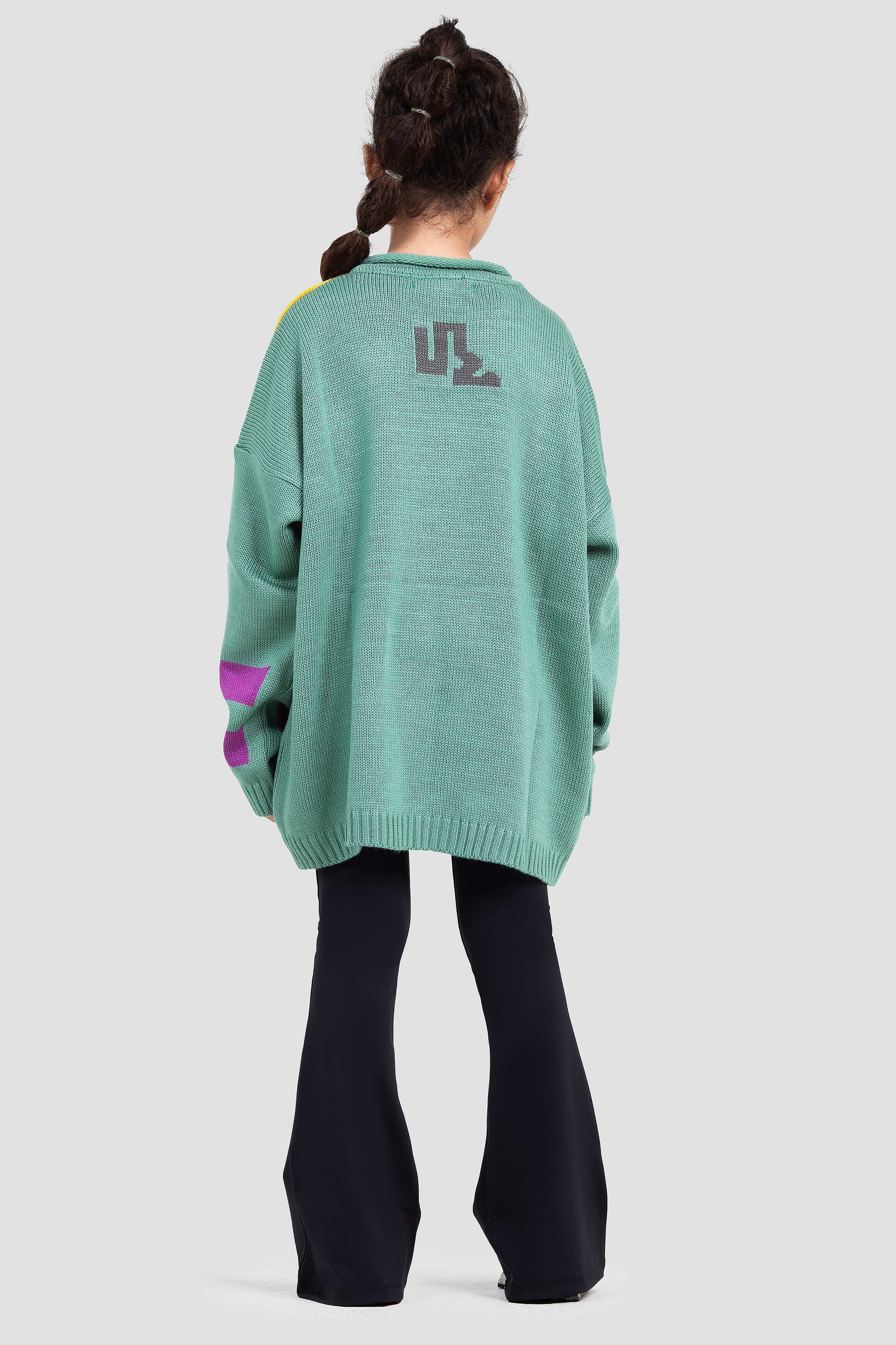 Mint Striking Knit Jumper