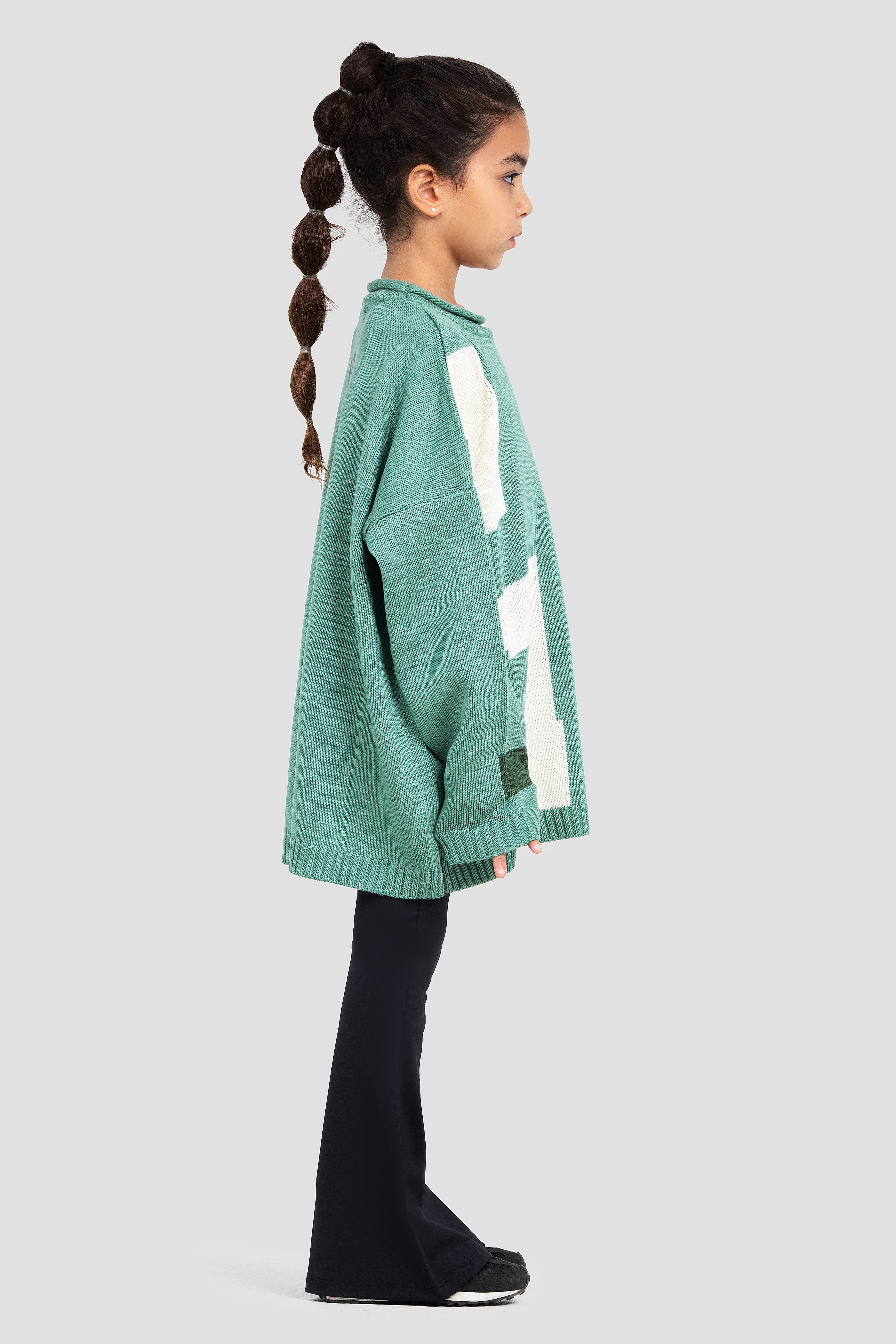 Mint Striking Knit Jumper