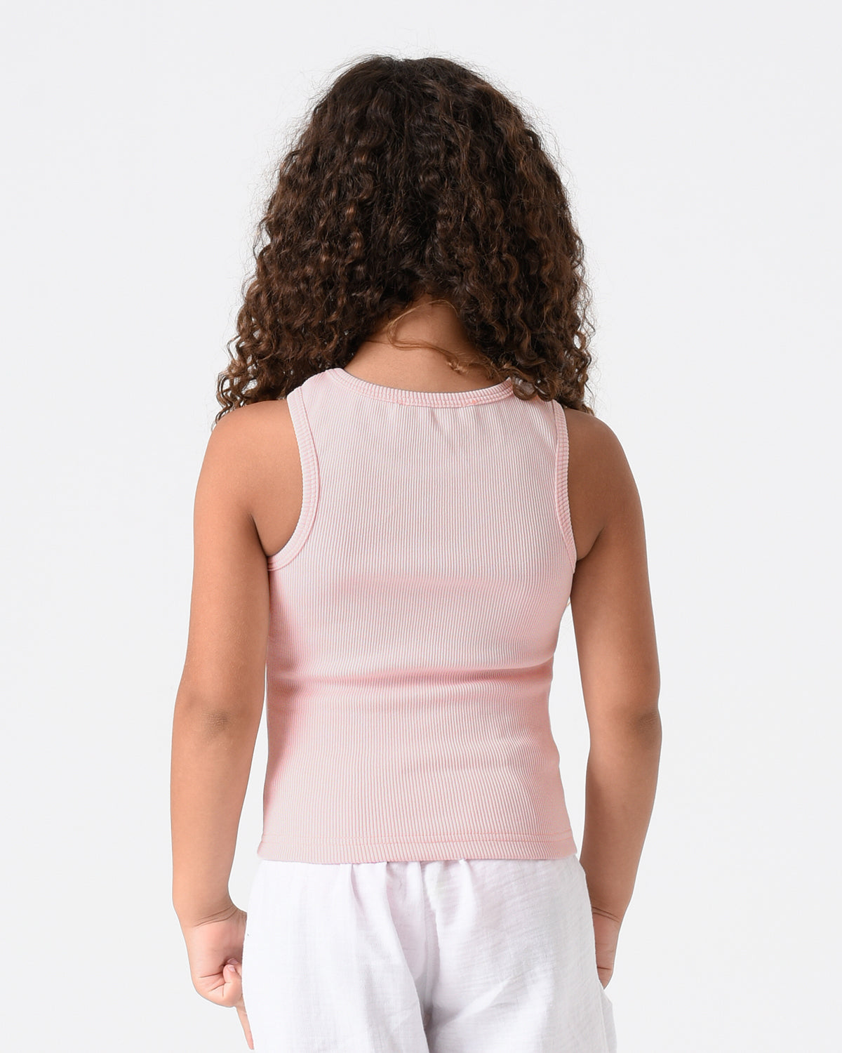 Rose Ribbed Crop Top