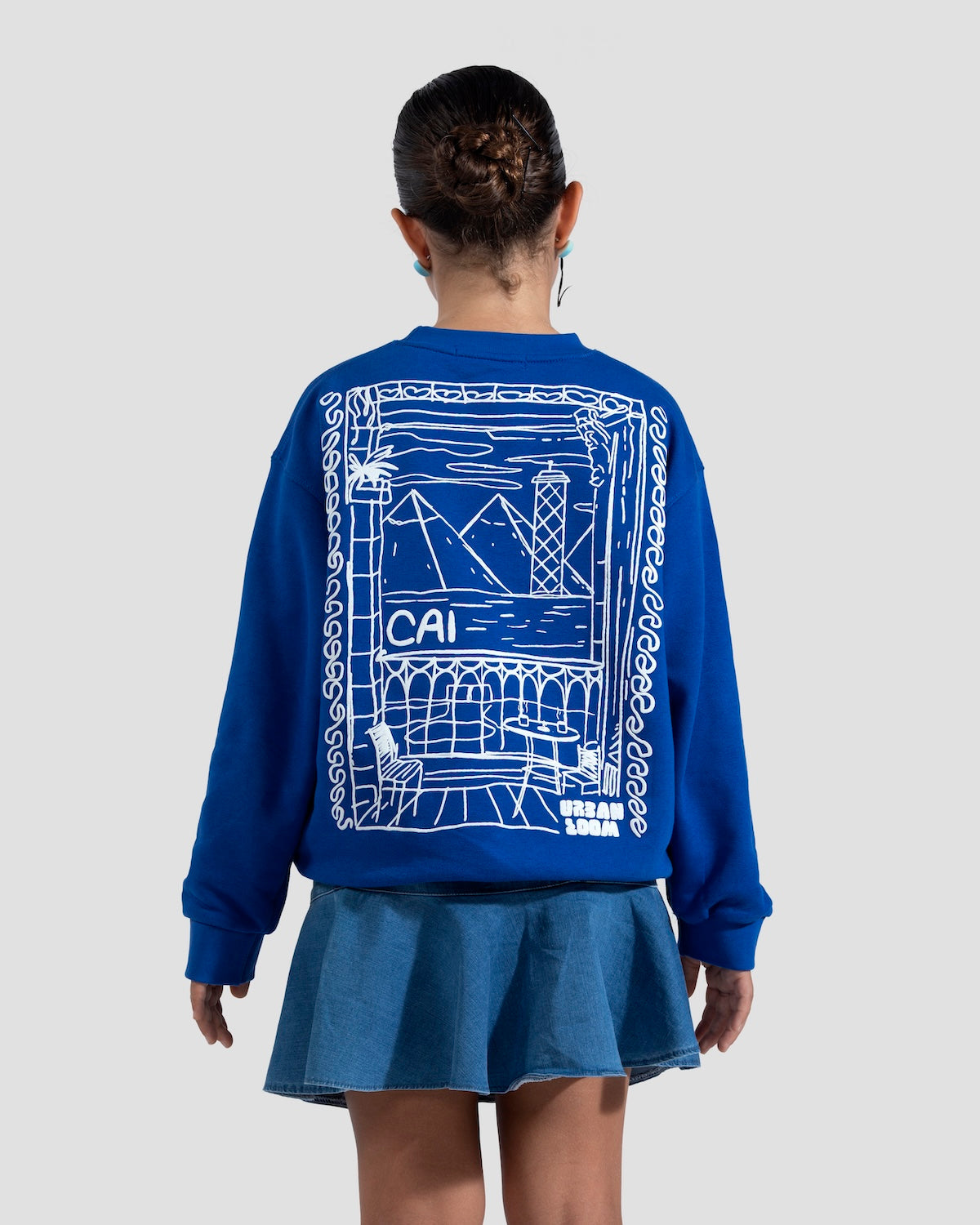 Cairo Royal Blue Crewneck