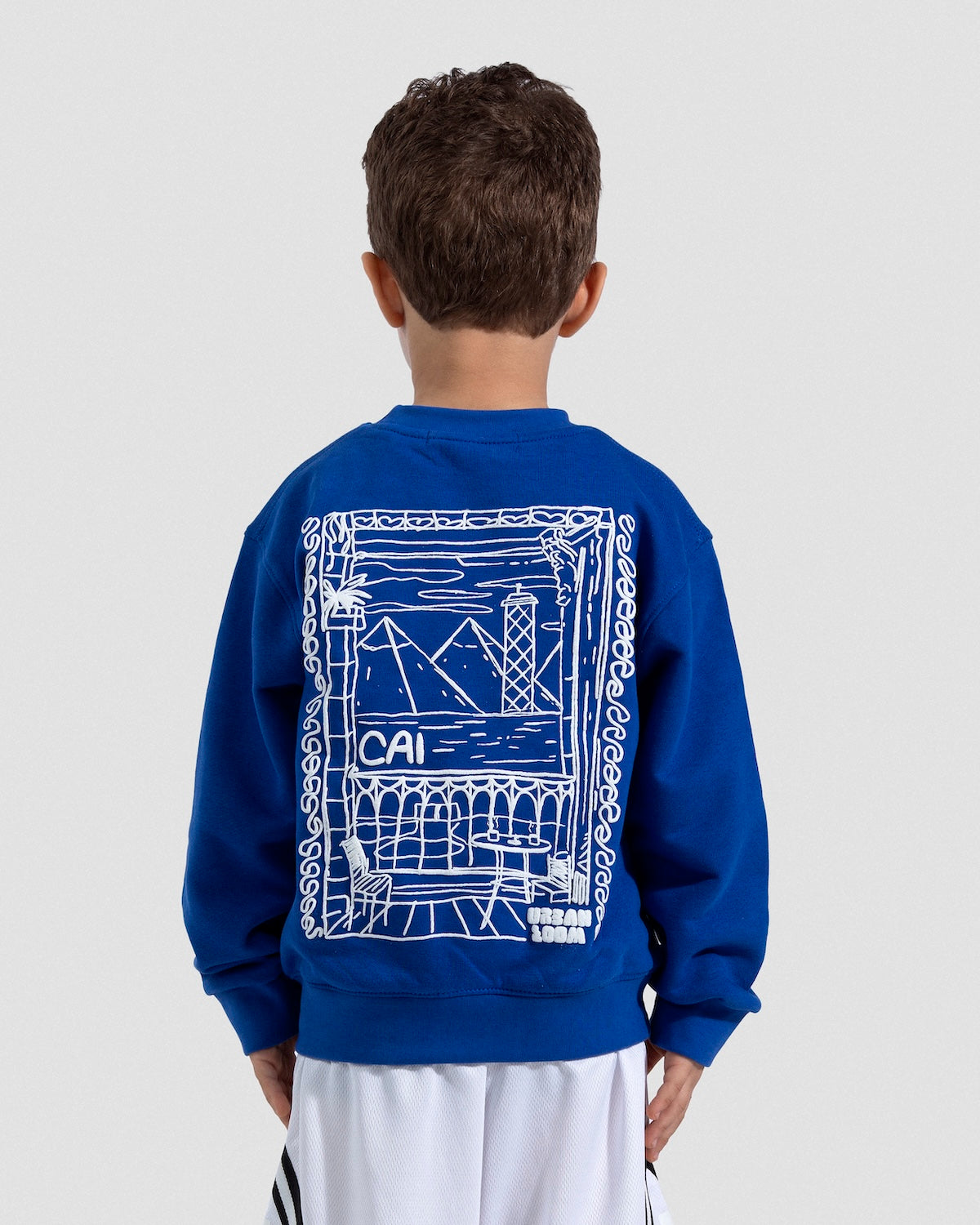 Cairo Royal Blue Crewneck