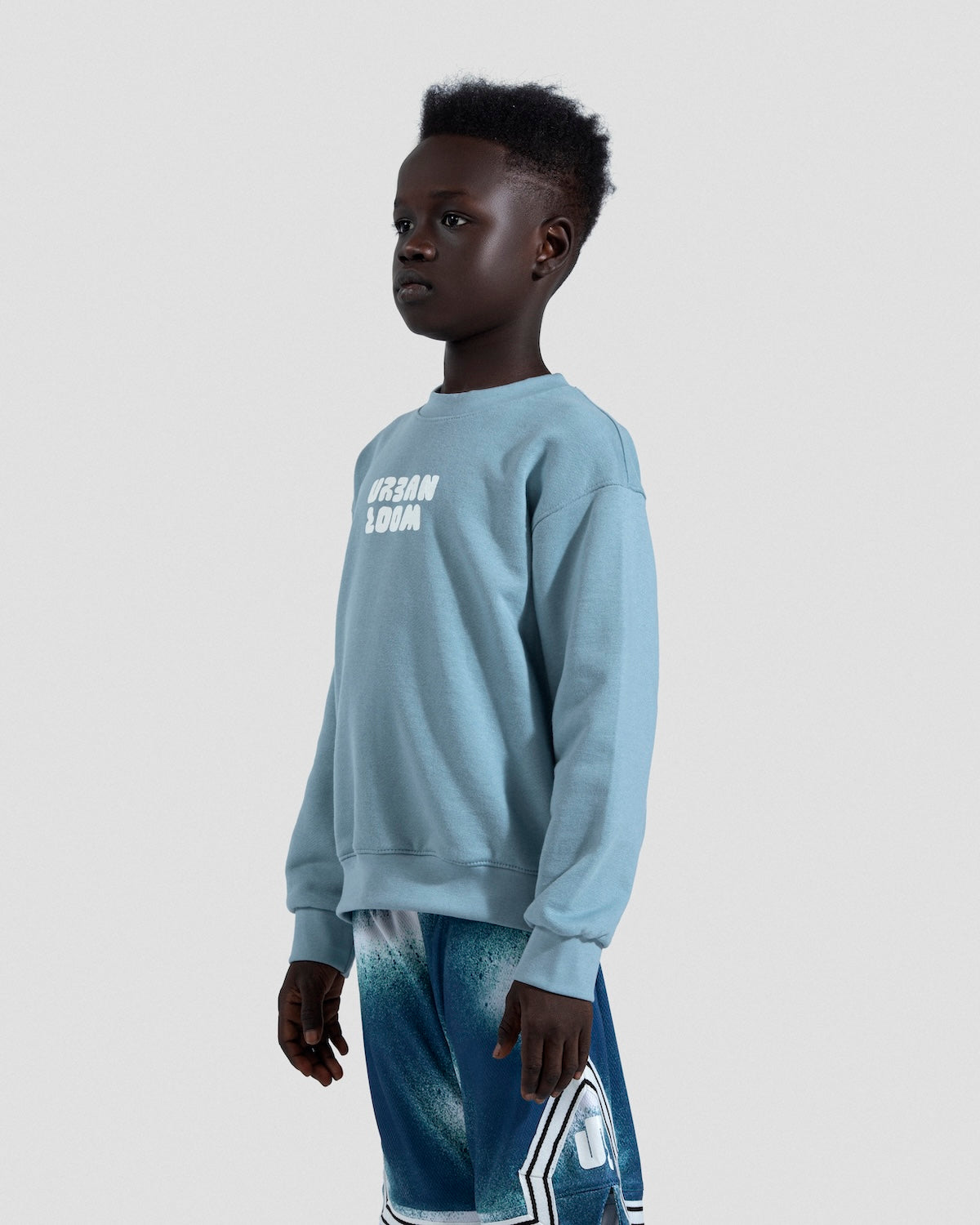 Cairo Teal Blue Crewneck