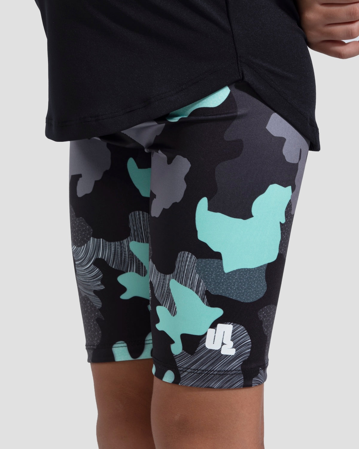 Mint Army Biker Short