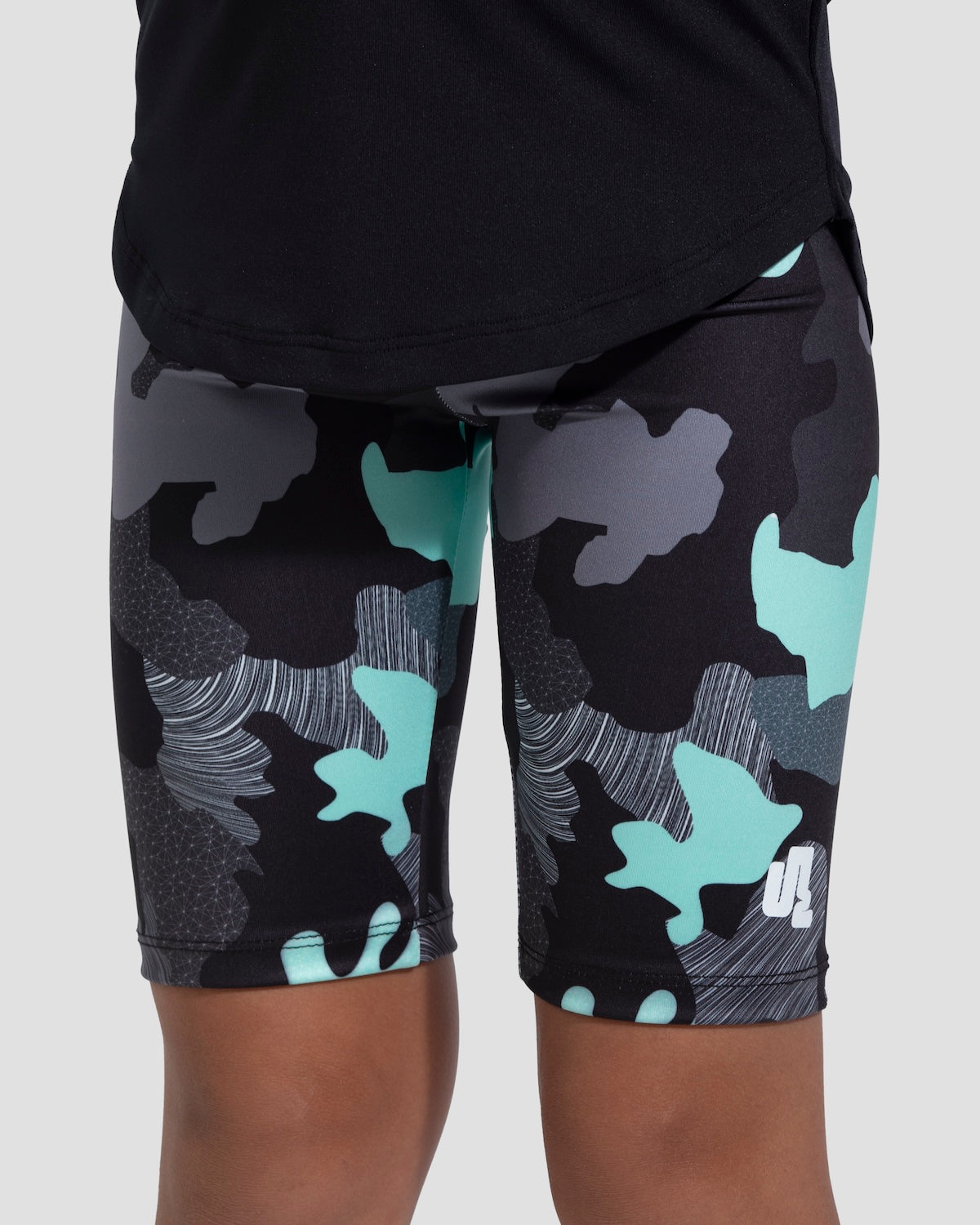 Mint Army Biker Short