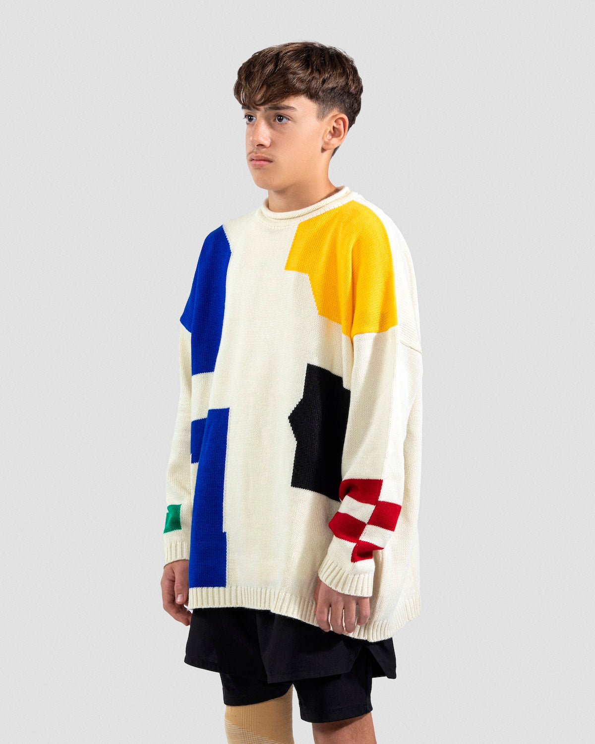 Offwhite Striking Knit Jumper