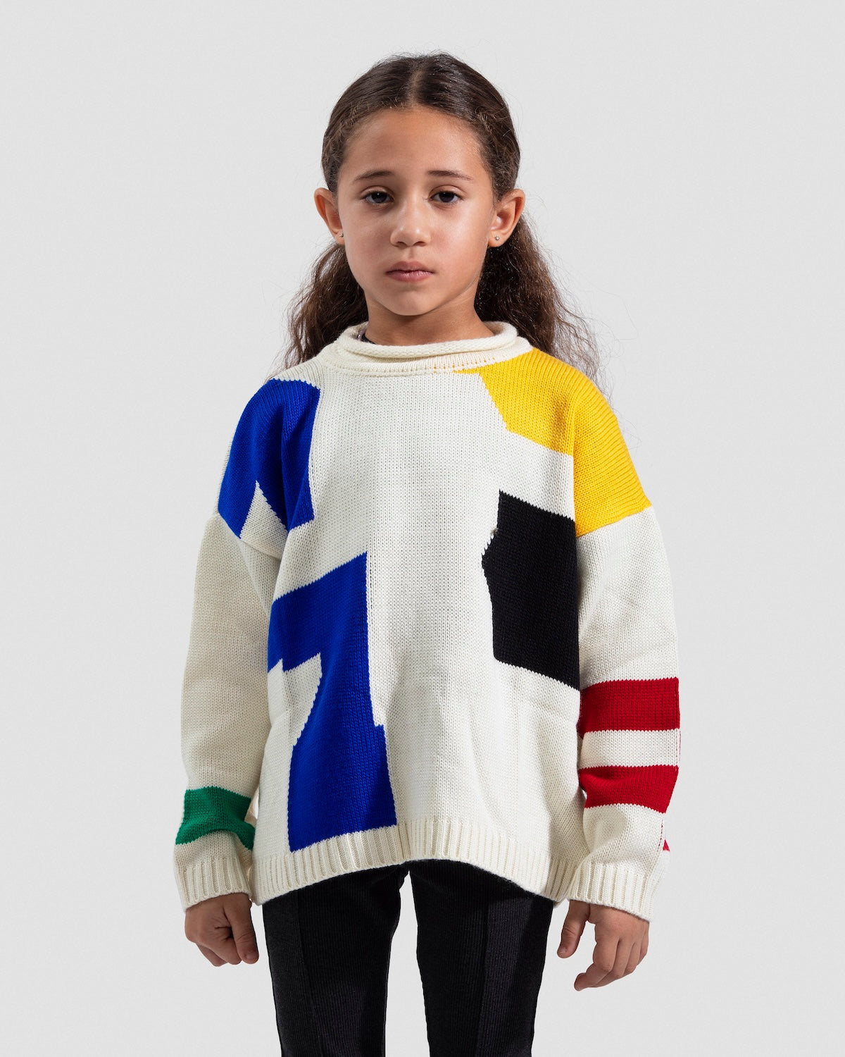 Offwhite Striking Knit Jumper