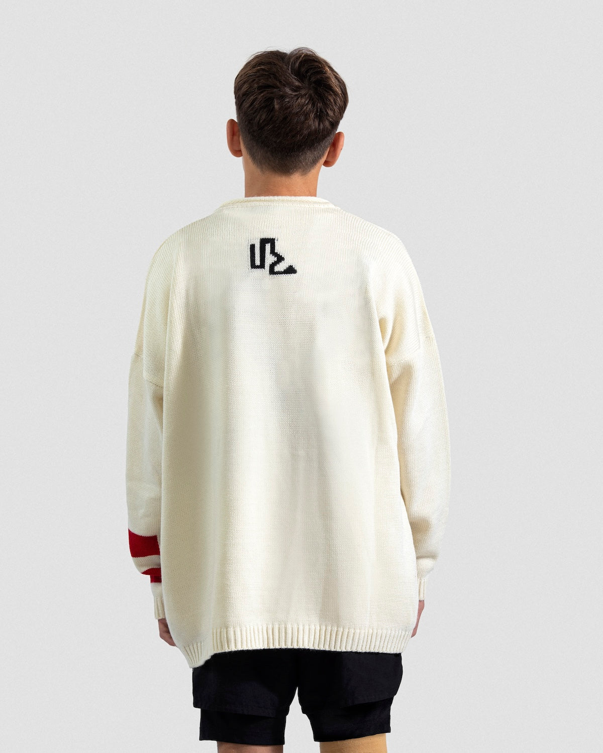 Offwhite Striking Knit Jumper