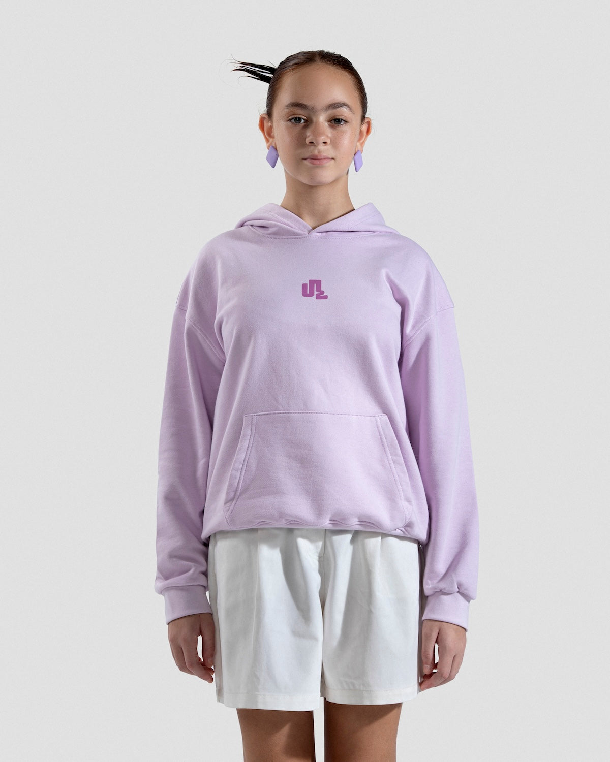 Paint Brush Lavender Hoodie