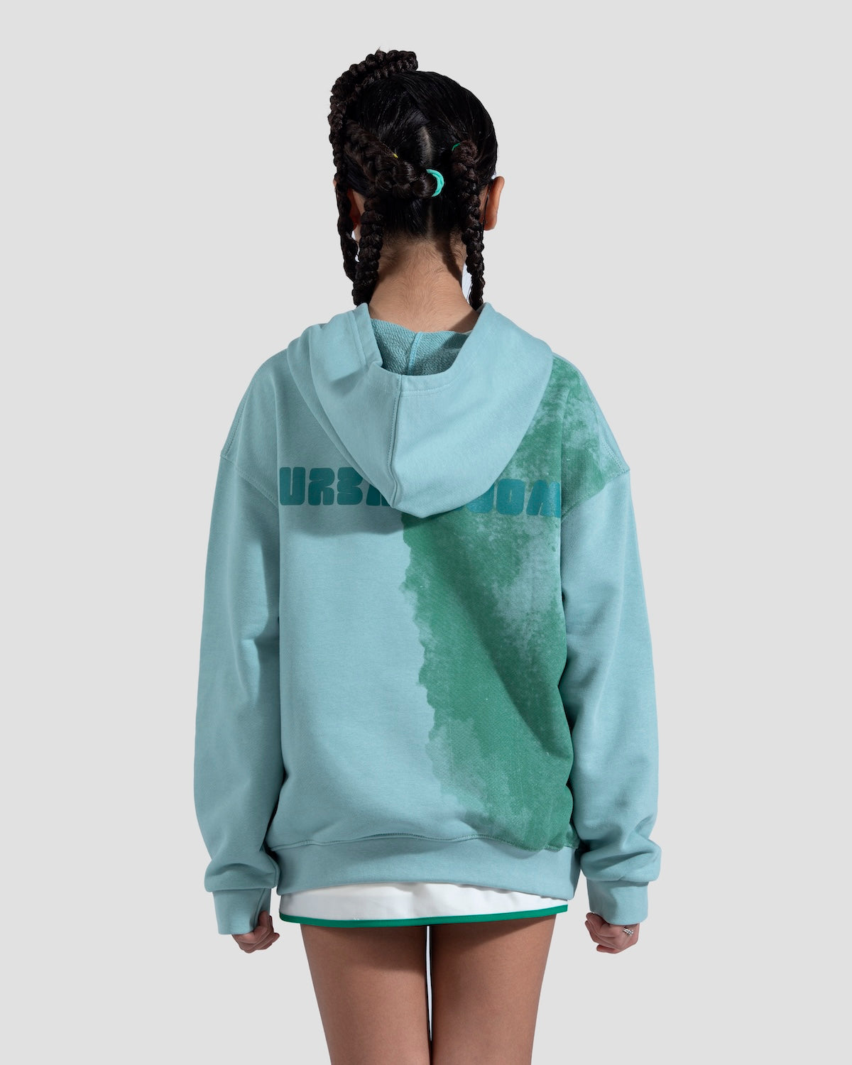 Paint Brush Mint Hoodie