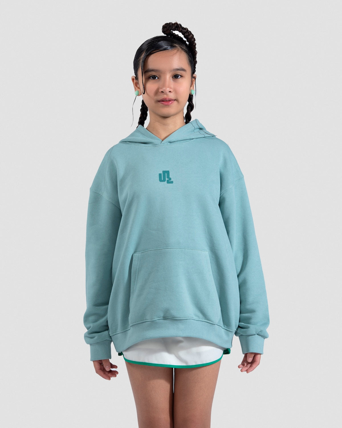 Paint Brush Mint Hoodie