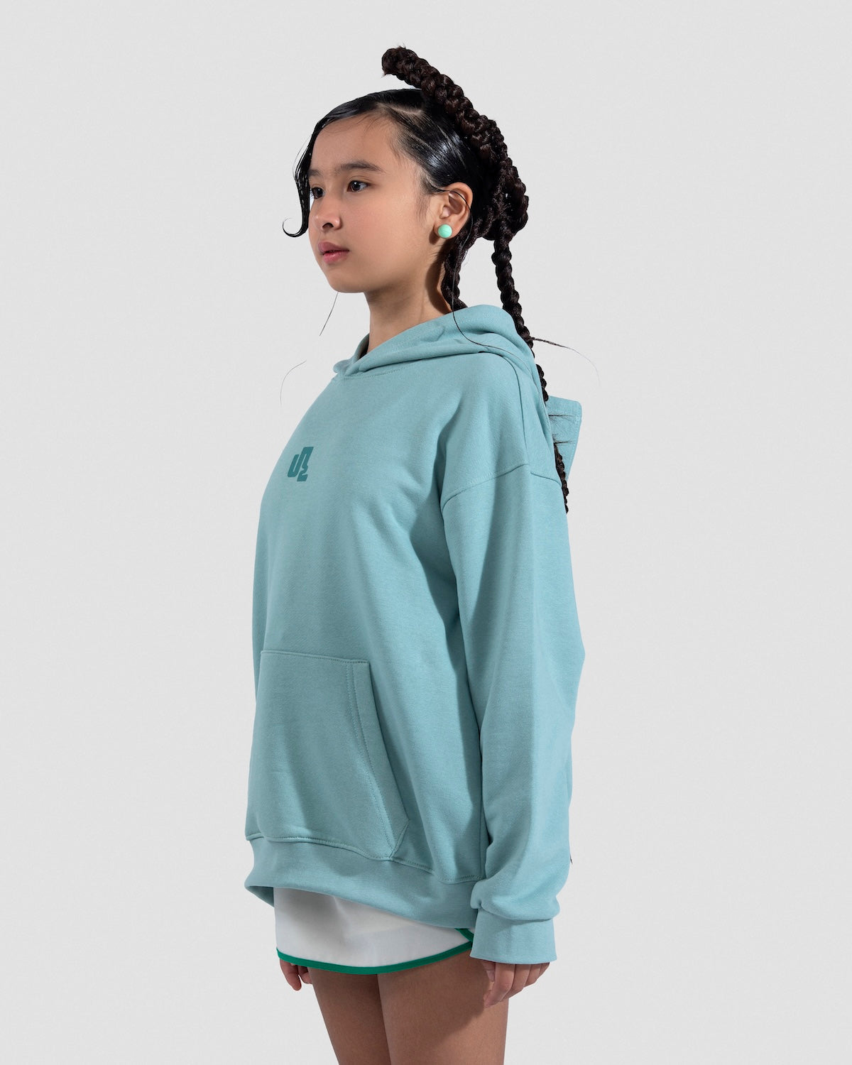 Paint Brush Mint Hoodie