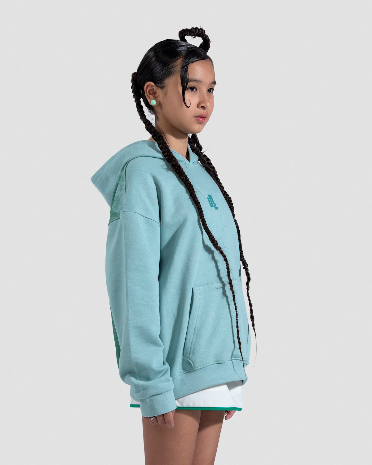 Paint Brush Mint Hoodie