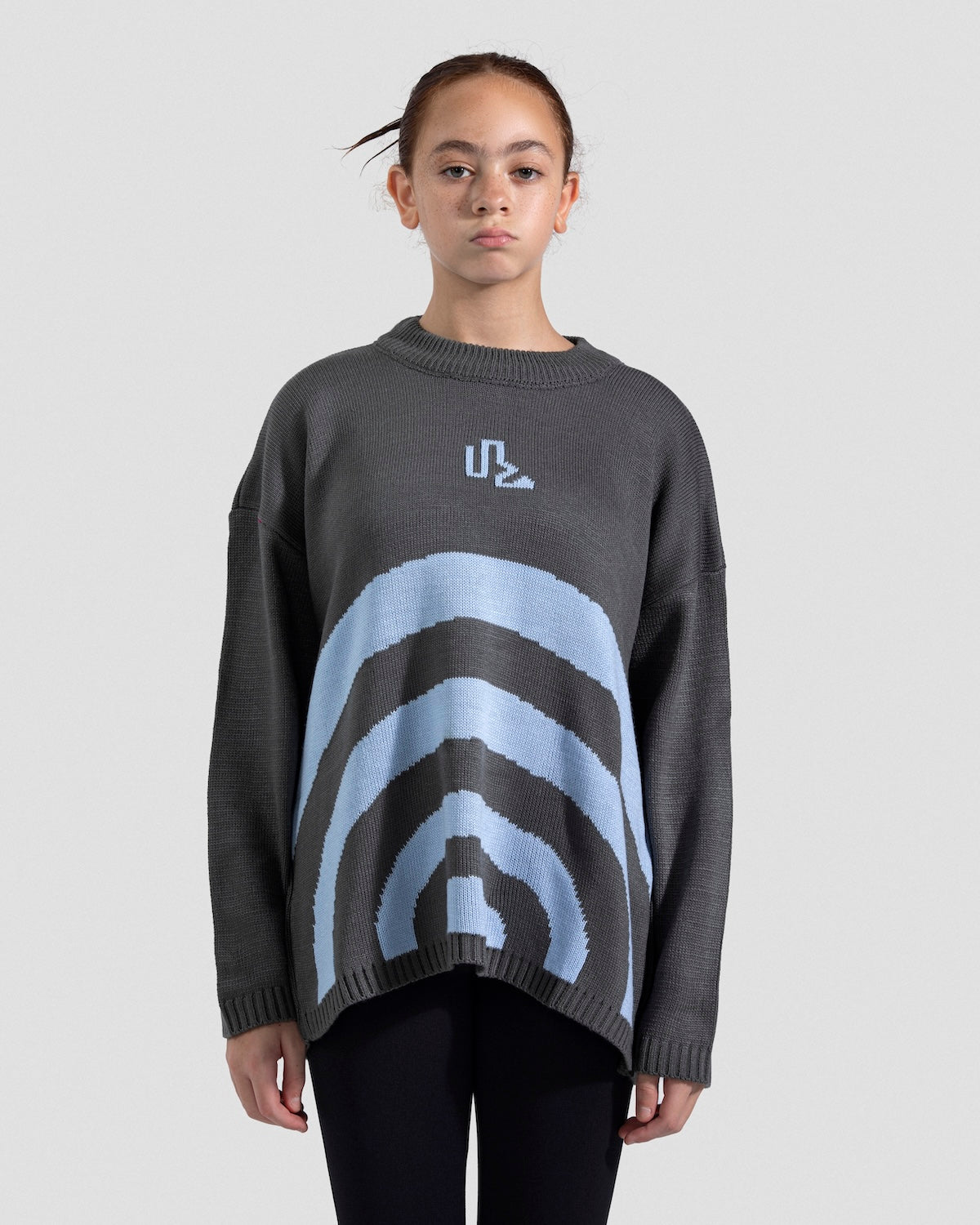 Waves Grey Knit Jumper