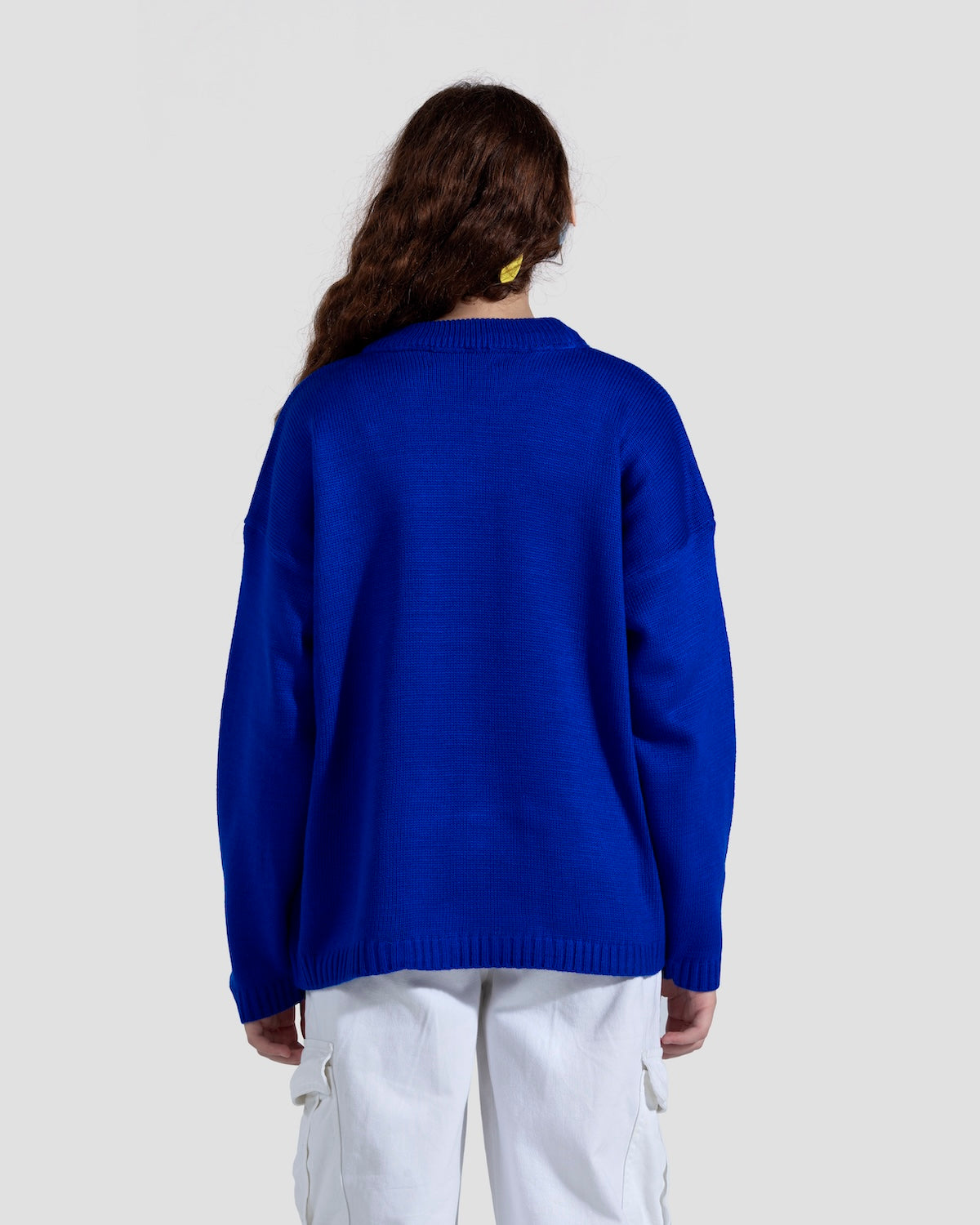 Waves Royal Blue Knit Jumper