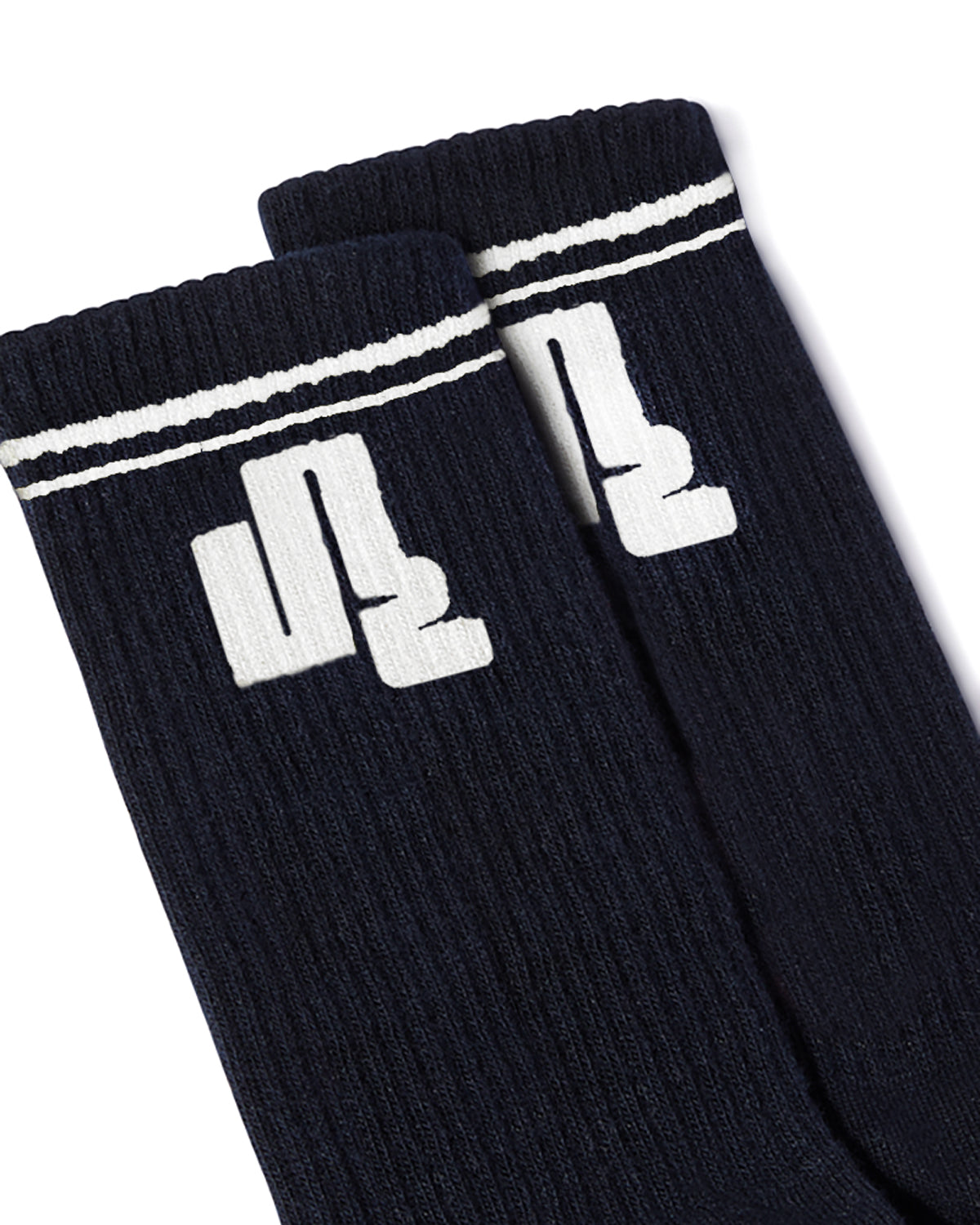 PACK OF 2 BLACK NECK SOCKS